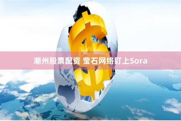 潮州股票配资 莹石网络盯上Sora