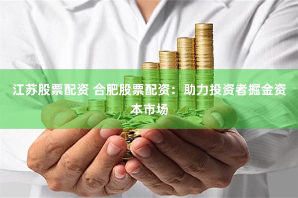 江苏股票配资 合肥股票配资：助力投资者掘金资本市场